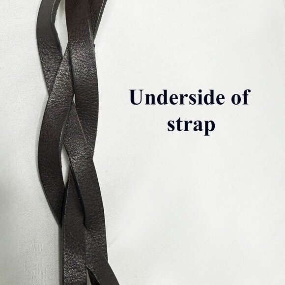 Coach Soho Suede Fringe Hobo Bag 9184 Braided Strap Grommet Tassel Boho Crossbod - Picture 4 of 11